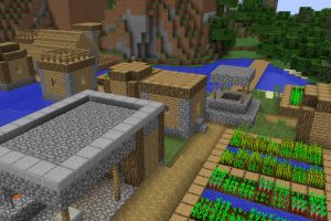Village with a Great Loot Minecraft Seed