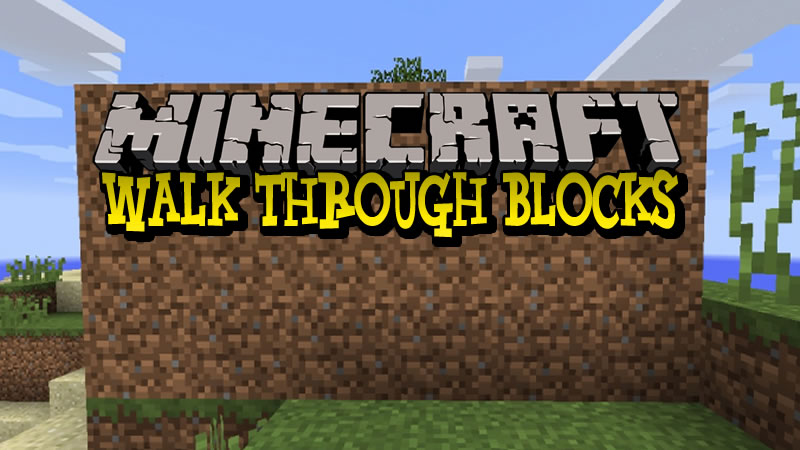 Walk Through Blocks Mod