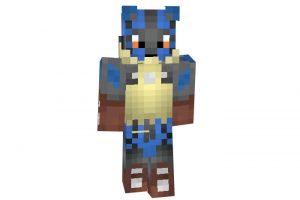 Mega Lucario | Minecraft Animal Skins