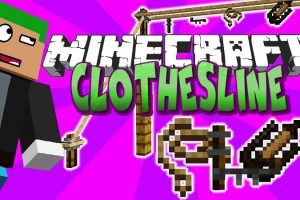 Clothesline Mod for Minecraft