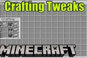 Crafting Tweaks Mod for Minecraft
