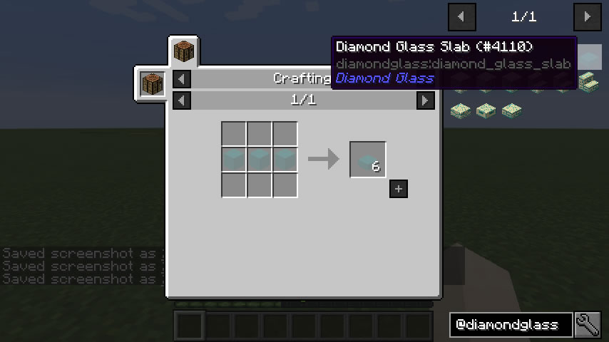 Diamond Glass Mod Crafting Recipe 11