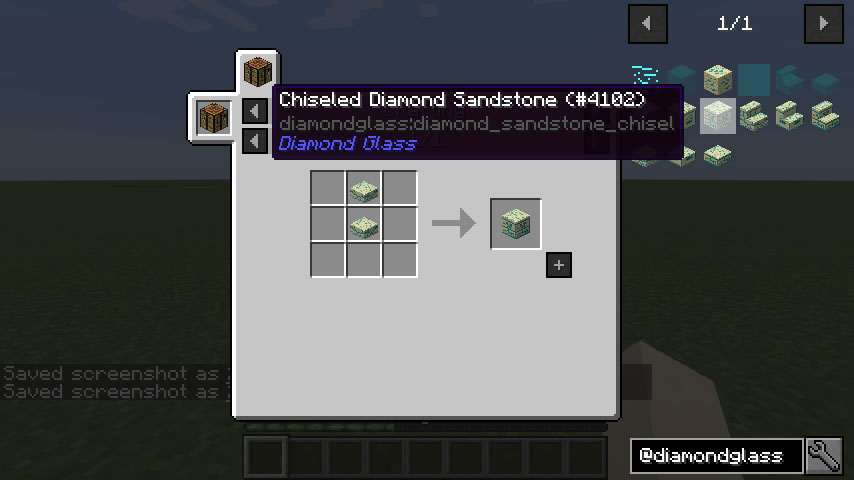 Diamond Glass Mod Crafting Recipe 13