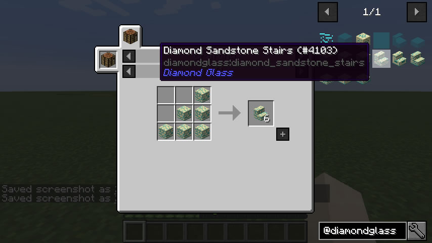 Diamond Glass Mod Crafting Recipe 6
