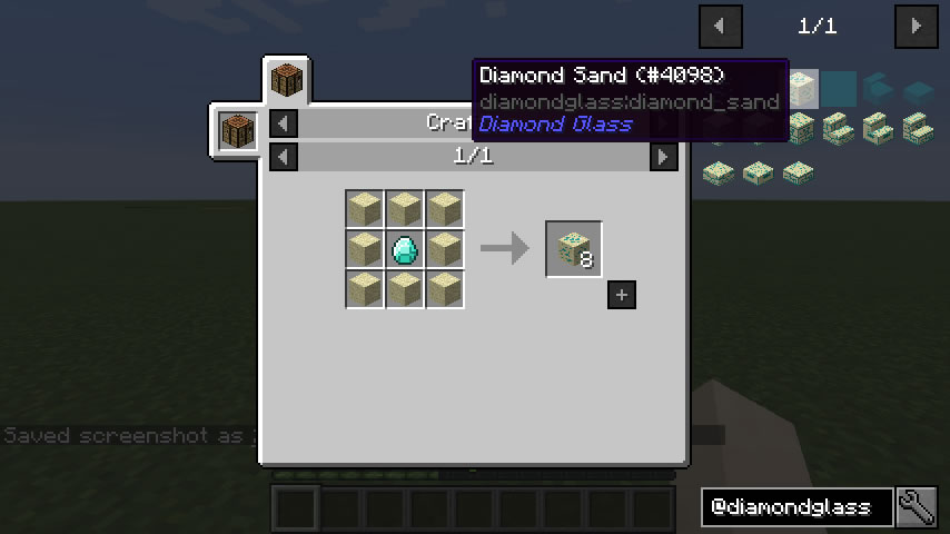 Diamond Glass Mod Crafting Recipe 8