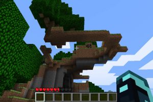 Floating Islands and Massive Overhangs Seed for Minecraft