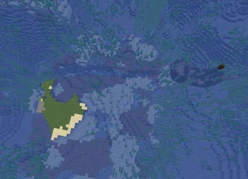 Small Island with Mineshaft Seed for Minecraft