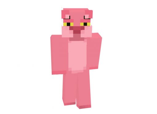 Pink Panther Skin for Minecraft