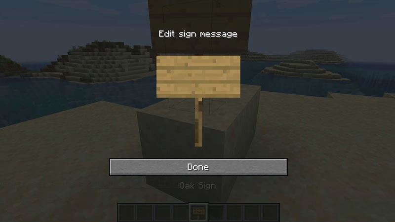 Edit Sign Mod Screenshot 2