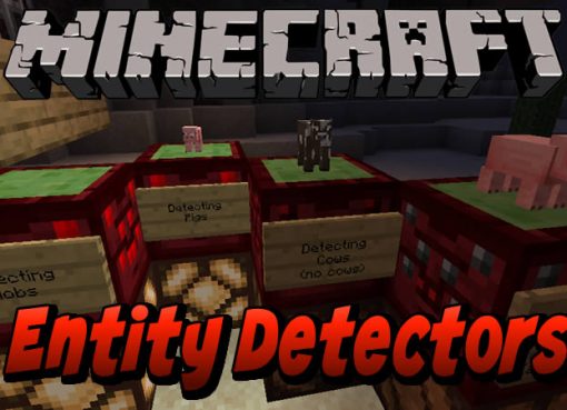 Entity Detectors Mod for Minecraft