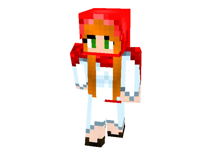 Little Red Riding Hood Skin for Minecraft Girls