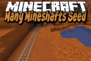Many Mineshafts in Mesa Plateau Seed for Minecraft