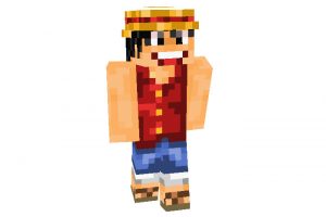 Monkey D. Luffy (Straw Hat) Skin | Minecraft Anime Skins