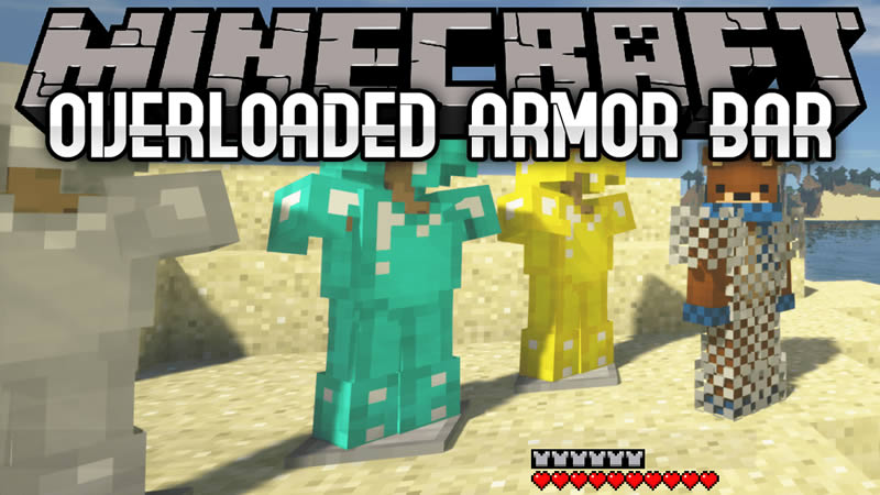 Overloaded Armor Bar Mod for Minecraft