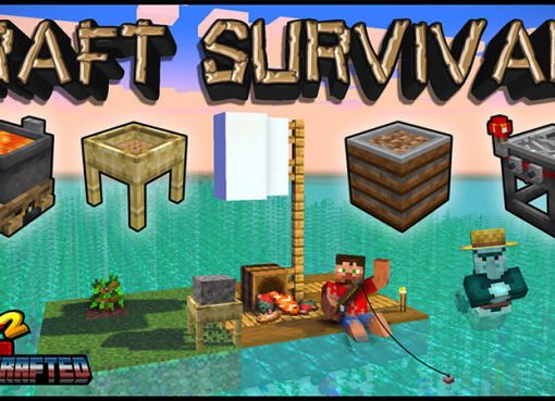 Raft Survival Map for Minecraft