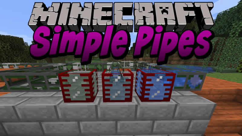 Simple Pipes Mod for Minecraft