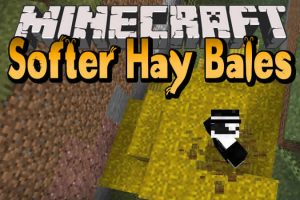 Softer Hay Bales Mod for Minecraft