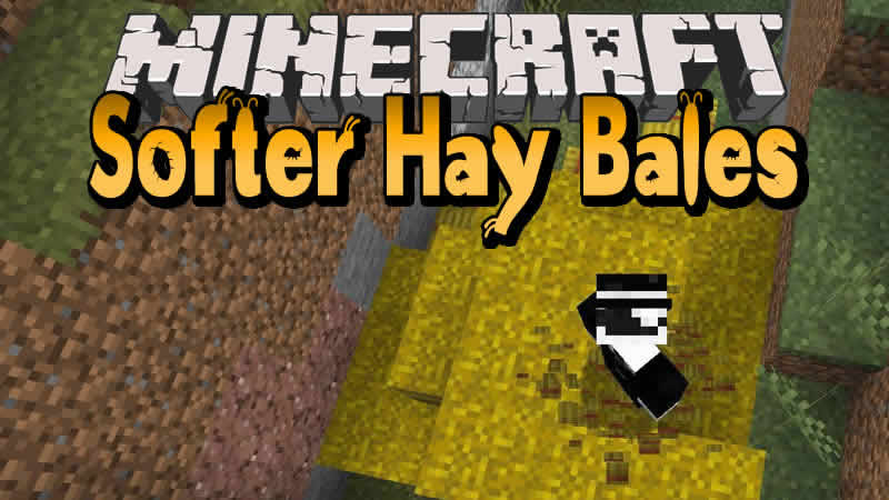Softer Hay Bales Mod for Minecraft