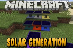 Solar Generation Mod for Minecraft