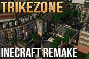 Strikezone (Call of Duty: Ghosts) Map for Minecraft