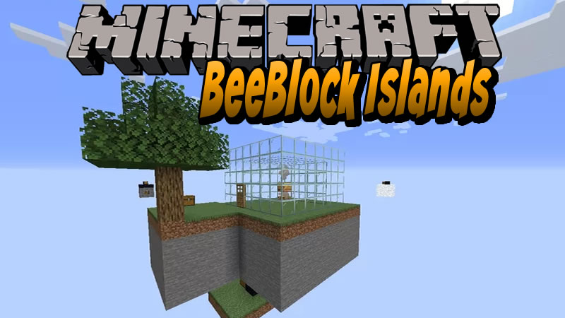 BeeBlock Islands Map for Minecraft