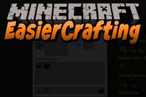 EasierCrafting Mod for Minecraft