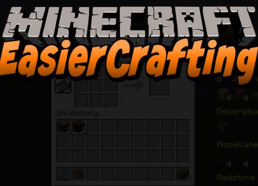 EasierCrafting Mod for Minecraft