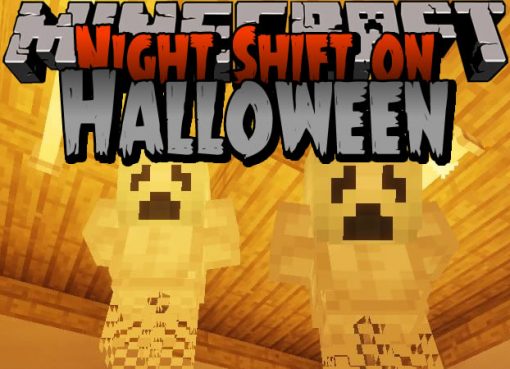 Night Shift on Halloween Map for Minecraft