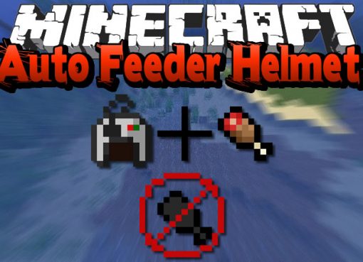 Auto Feeder Helmet Mod for Minecraft