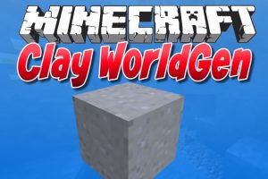 Clay WorldGen Mod for Minecraft