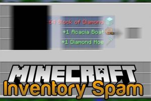 Inventory Spam Mod for Minecraft