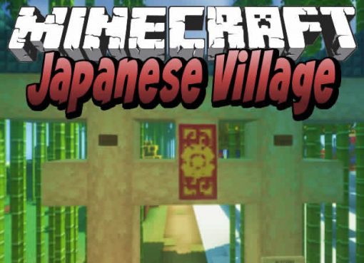 Japanese Village Map for Minecraft