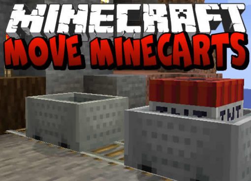 Move Minecarts Mod for Minecraft