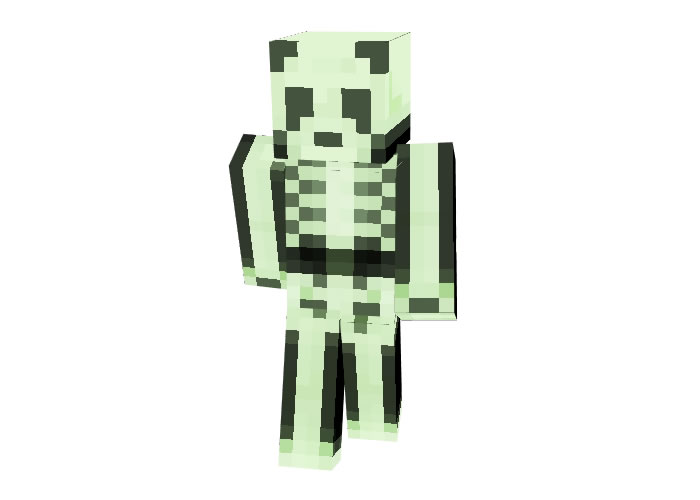 Spooky Panda Skin for Minecraft