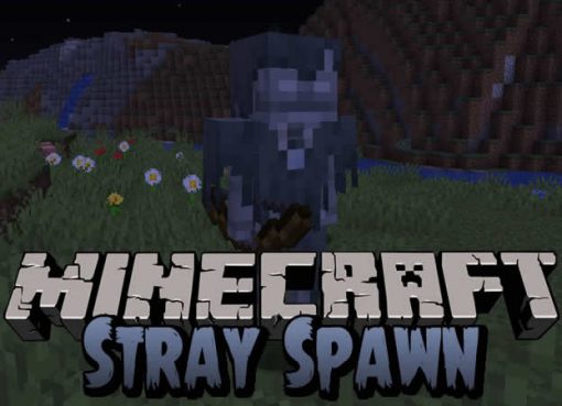 Stray Spawn Mod for Minecraft