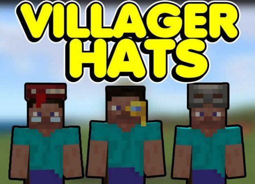 Villager Hats Mod for Minecraft