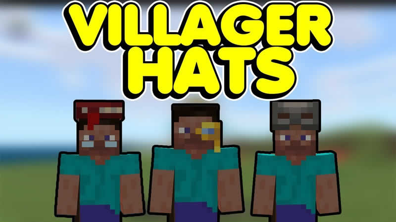 Villager Hats Mod for Minecraft