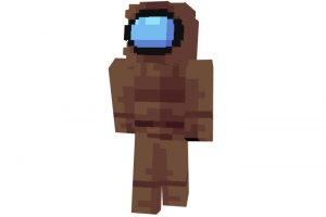 Among Us Brown Crewmate Skin for Minecraft