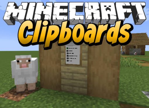 Clipboards Mod for Minecraft