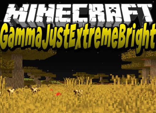 GammaJustExtremeBright (GJEB) Mod for Minecraft