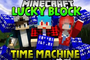 Lucky Block Time Machine Mod for Minecraft