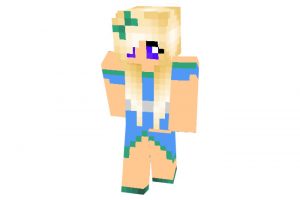 New Years Girl Skin for Minecraft