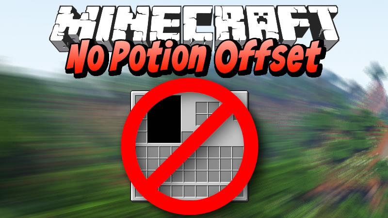 No Potion Offset Mod for Minecraft