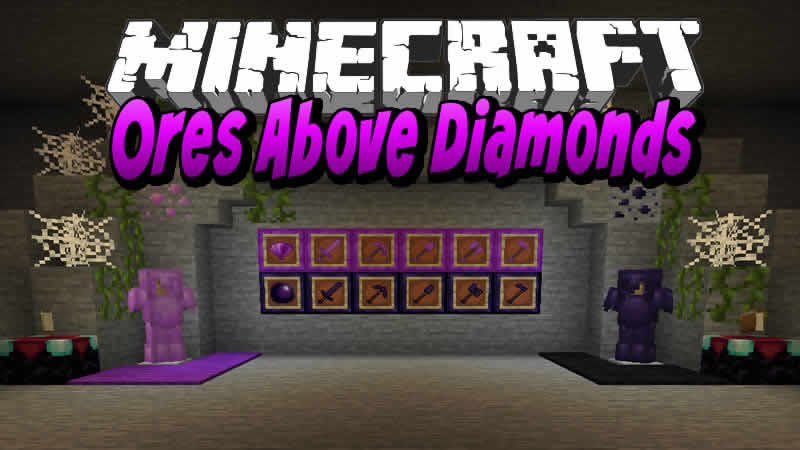 Ores Above Diamonds Mod for Minecraft