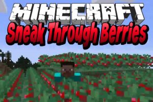 Sneak Through Berries Mod for Minecraft