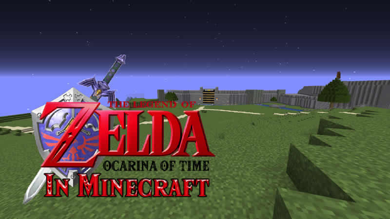 The Legend of Zelda Ocarina of Time Map for Minecraft
