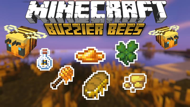 Buzzier Bees Mod for Minecraft