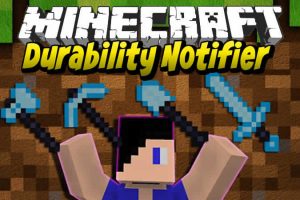 Durability Notifier Mod for Minecraft