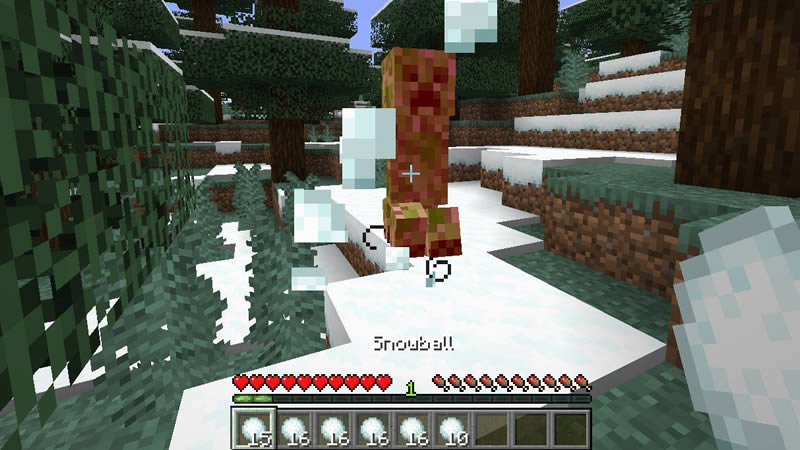 Snowballs Freeze Mobs Mod Screenshot 2