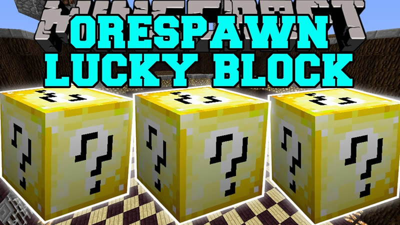 Lucky Block Orespawn Mod for Minecraft
